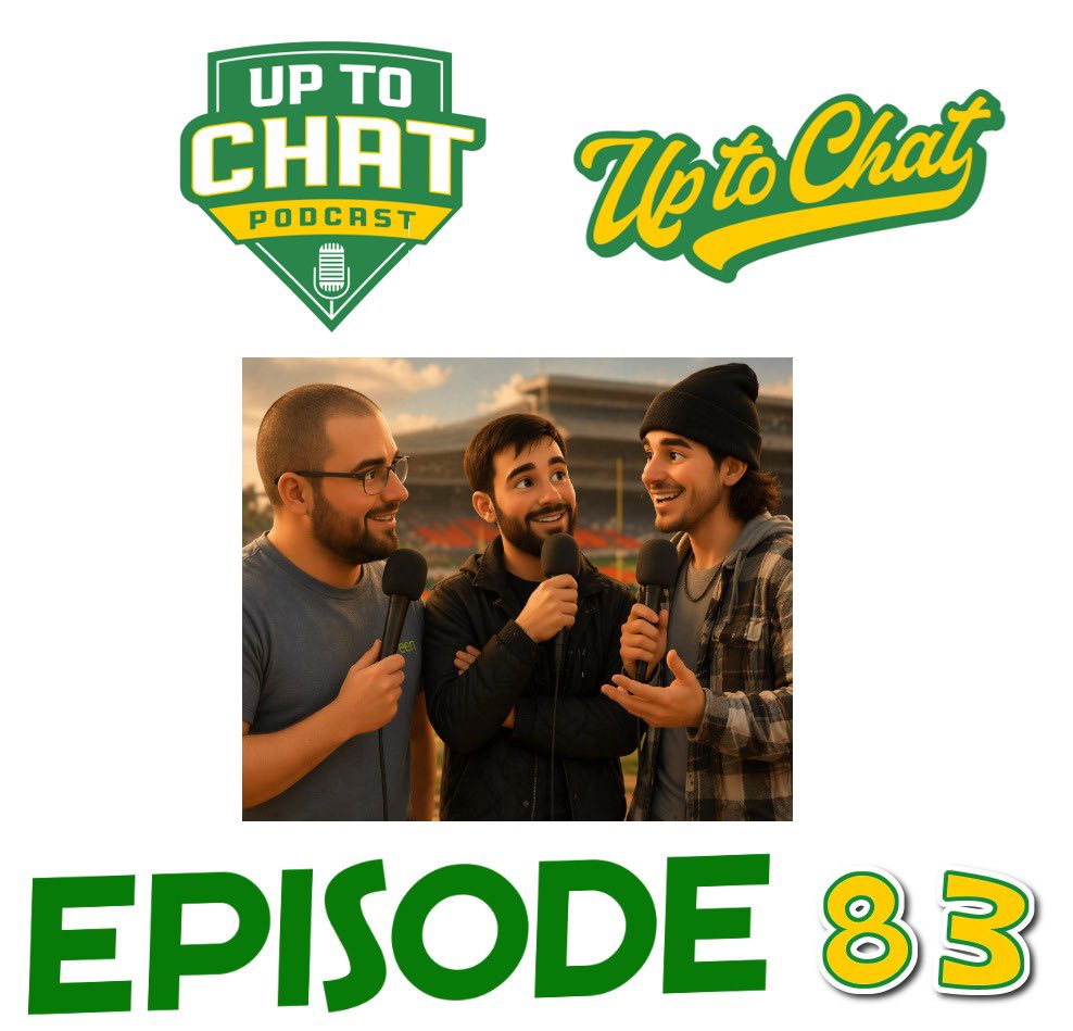 UpToChat's tweet photo. Episode 83, “Top 10 Sporting Events, Part 1”, with @evanaetheridge and Nick Buckley, will be available tomorrow! https://t.co/yLx8YWM0RI