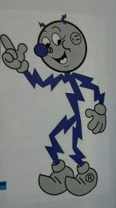 AntonioUbilla1's tweet photo. En Ecuador se lo llamó Alerto Kilovatio y es desde siempre la mascota de la Empresa Electrica del Ecuador (Emelec) y de su club deportivo, llegó a Ecuador junto con George Capwell, que lo usó al igual que en EE.UU para darle una cara "humana" a la electricidad.   #97AñosCSEmelec