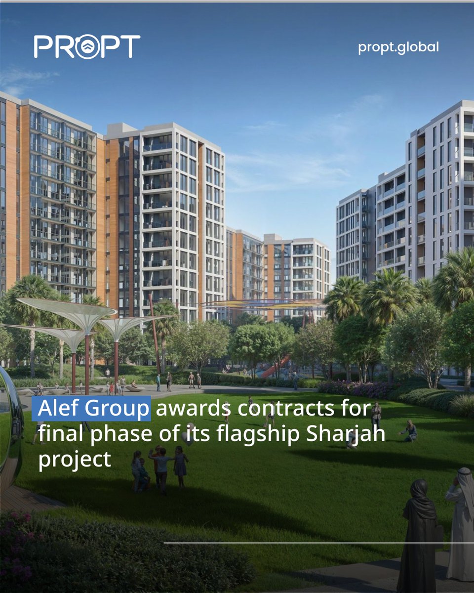 proptglobal's tweet image. UAE's Alef Group just dropped AED 750 million to kick off the last phase of the stunning Hayyan development!

🔗Download the Propt!
Appstore: apps.apple.com/pk/app/propt-r…
Playstore: play.google.com/store/apps/det…

#Hayyan #RealEstate #Sharjah #UAEProperty #CommunityLiving #ProptApp
