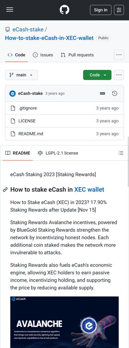 🚨 Besides  <a href="/Truthcoin/">Paul Sztorc</a> there are other side projects:

• Fraudulent Staking 
👇

github.com/eCash-stake/Ho…

• eCash ecosystem on Base mainnet 
👇

github.com/ecashprotocol/…

🤷