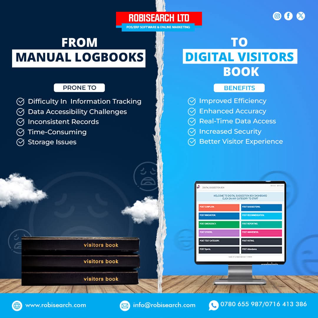 maxinee_1's tweet photo. Empowering businesses through technology is no longer optional. The RobiVisitor App offers SMEs a smarter way to attract clients and scale operations. Don’t miss Robisearch SMEs Training3pm to unlock new opportunities #RobisearchSMEimpact. https://t.co/OklcTcfENt