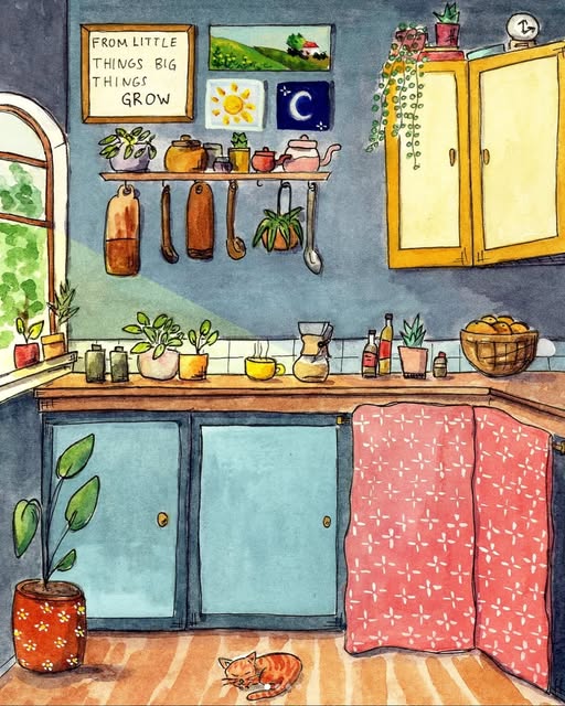 Eduarda59870810's tweet image. From small things, great things grow… 🌱 A quiet reminder for the start of the day… you don't have to do everything today! Just start… small, firm steps and watch as growth happens silently… ☕🌿✨ #TuesdayMotivation

Art by zandrapaints 🎨🖌