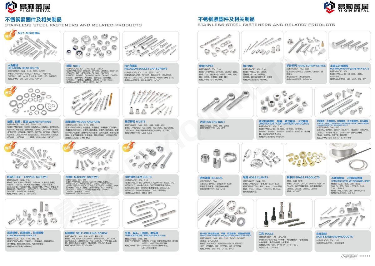 lpngfi045825685's tweet image. Here's our product catalog! Check it out and see if anything catches your eye.#fastener #OEM #Customized