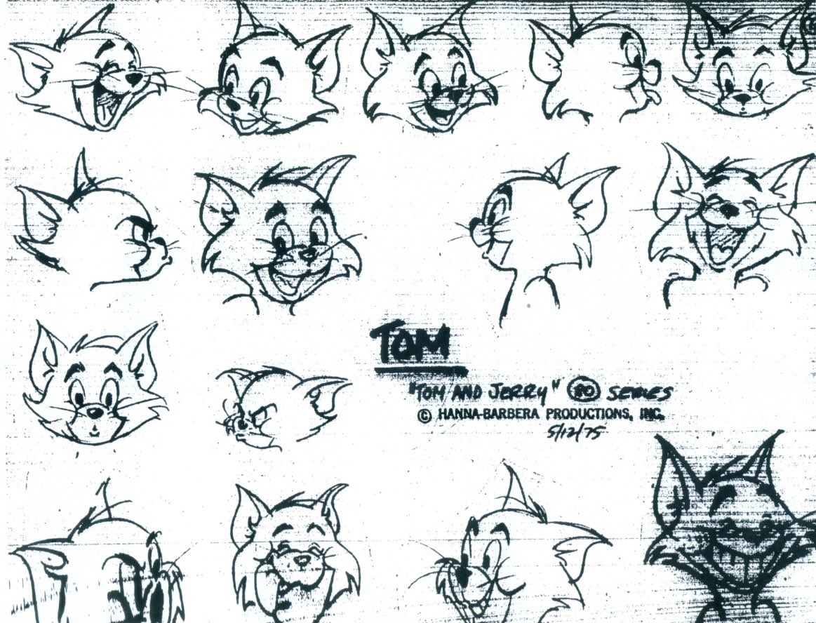 Tom And Jerry Script Writing #tomandjerry Tom headshots, and a body construction sheet 🤩😎👍.