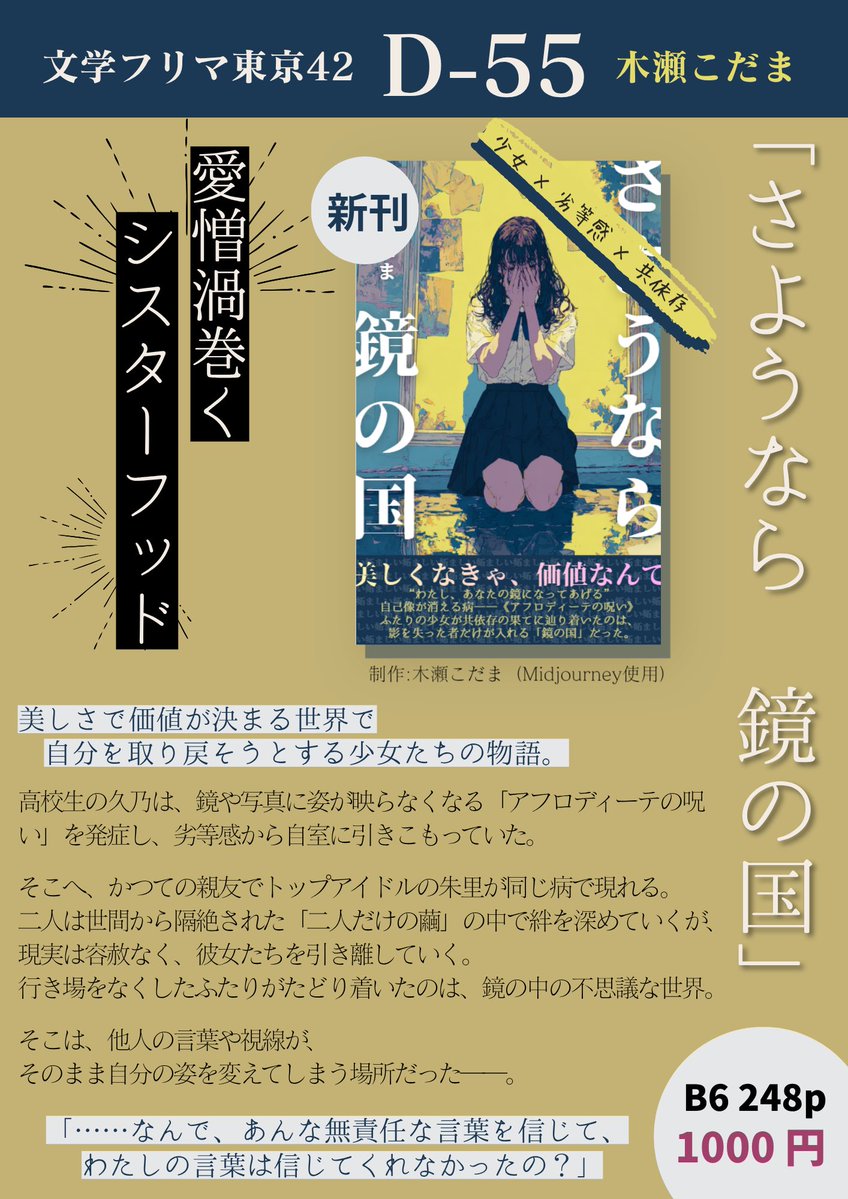 木瀬こだま_ 5/4文学フリマ東京42【D-55】初出店🌟 tweet media