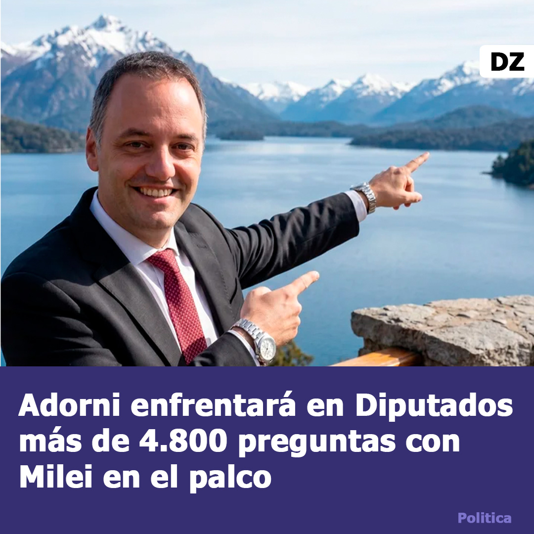 DesarrolloZonal's tweet image. 🔴🇦🇷 #Politica | Adorni se presentará en Diputados para dar explicaciones
🏛️ Enfrentará 4.800 preguntas con Milei en el palco 

🔗 Mas Info 👉 wp.me/p8kW5o-IJq

#DZ #ElPais #Adorni #Milei #EnriquecimientoIlícito #Congreso #Argentina