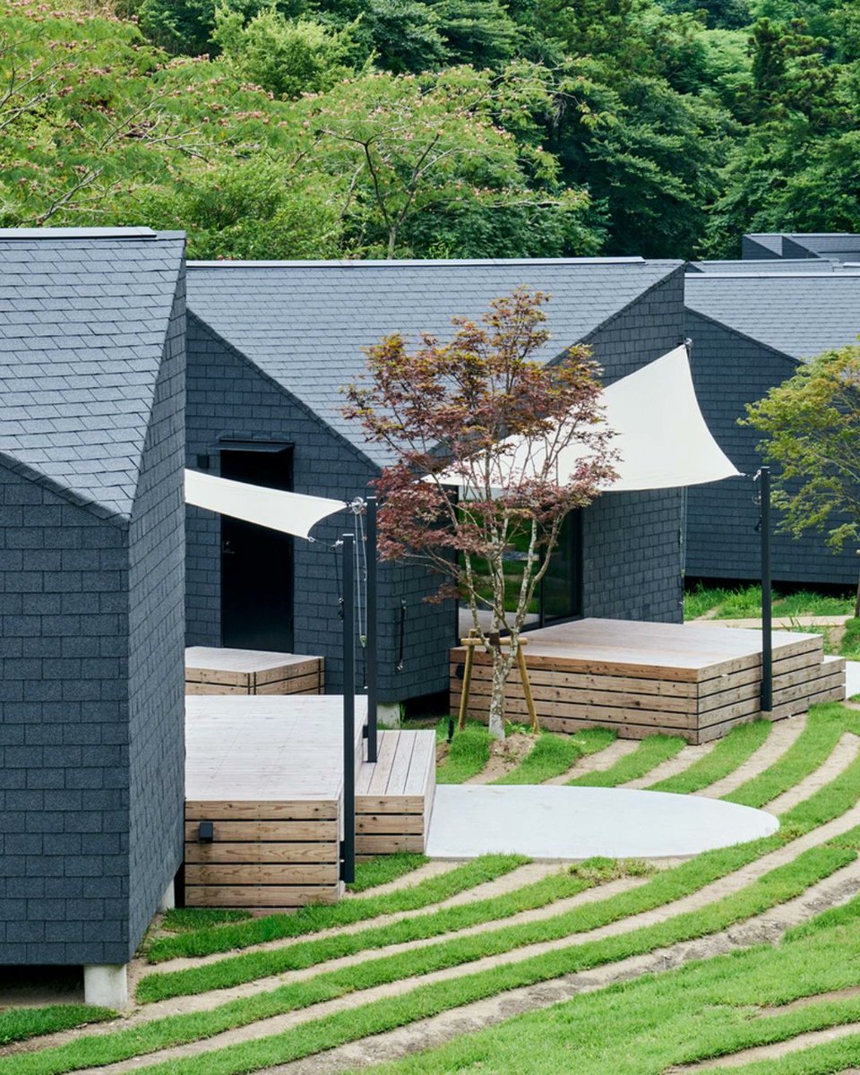 Satoyama Terrace by Tatsuro Sasaki Architects #illustrarch # ...