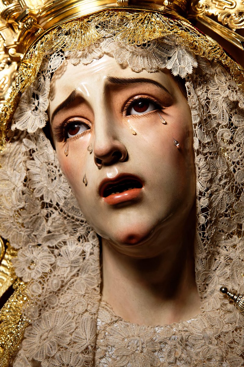 dCofradias's tweet photo. El bello rostro de la Virgen de los Dolores de la @hdaddesantacruz.

📸 Desconocida. https://t.co/T3aaZOO471