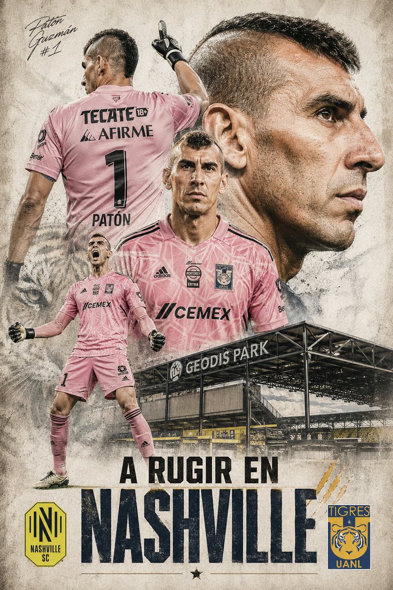 Hoy <a href="/TigresOficial/">Club Tigres 🐯</a> buscará un rugido de ventaja en la Ida de Semifinales de <a href="/TheChampions/">Concacaf Champions Cup</a> vs <a href="/NashvilleSC/">Nashville SC</a> en el Geodis Park.....