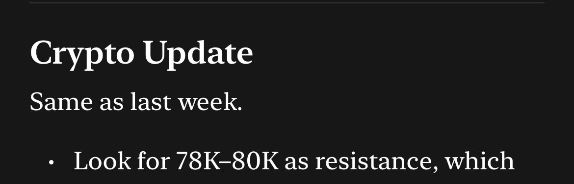 Good resistance now 76k.

bitcoin:native