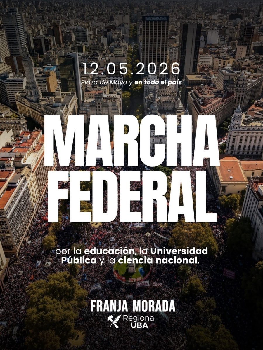 Franja Morada UBA tweet media