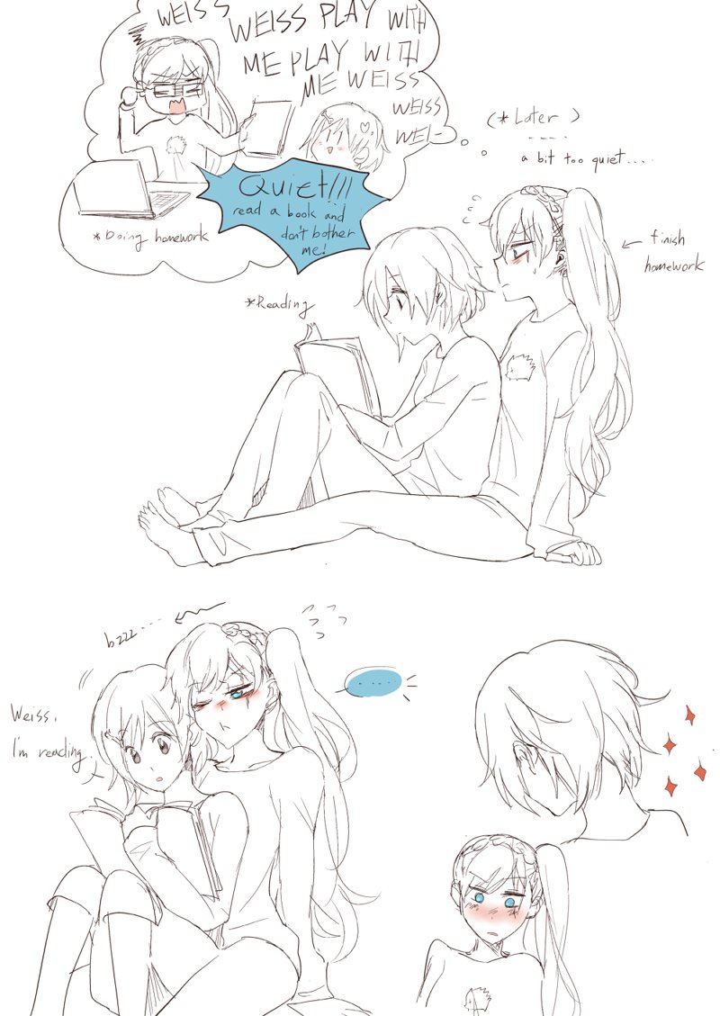 Dian011424's tweet image. #RWBY #Whiterose

Weiss wants attention

1/4

Art by Kuma

Link: kumafromtaiwan.tumblr.com