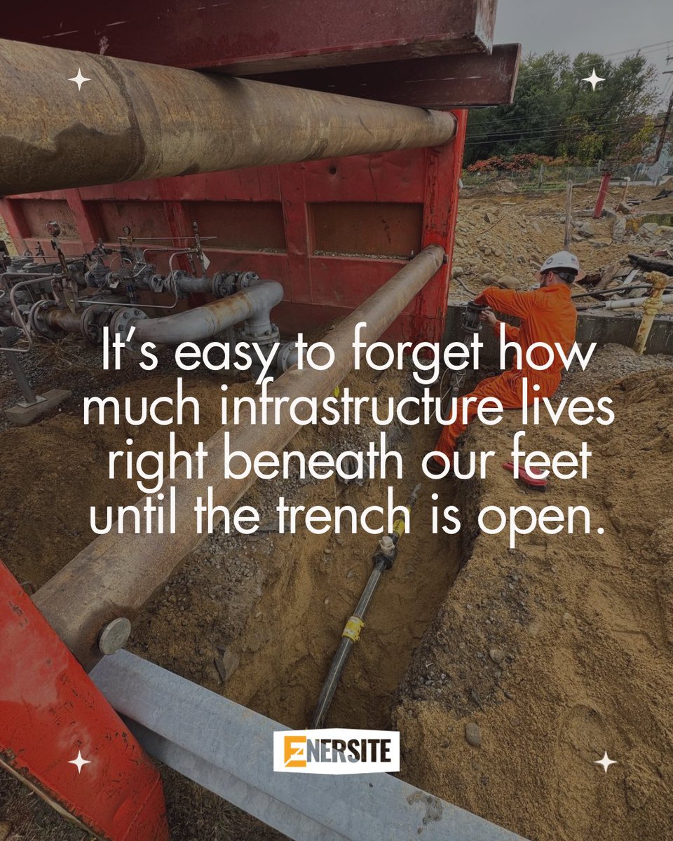enersite's tweet photo. The infrastructure that holds it all is just beneath your feet. And it’s our job to navigate what you don’t see, so that’s what you DO see is safe.   https://t.co/f59ZTyri1Q https://t.co/z21xhbpfjo