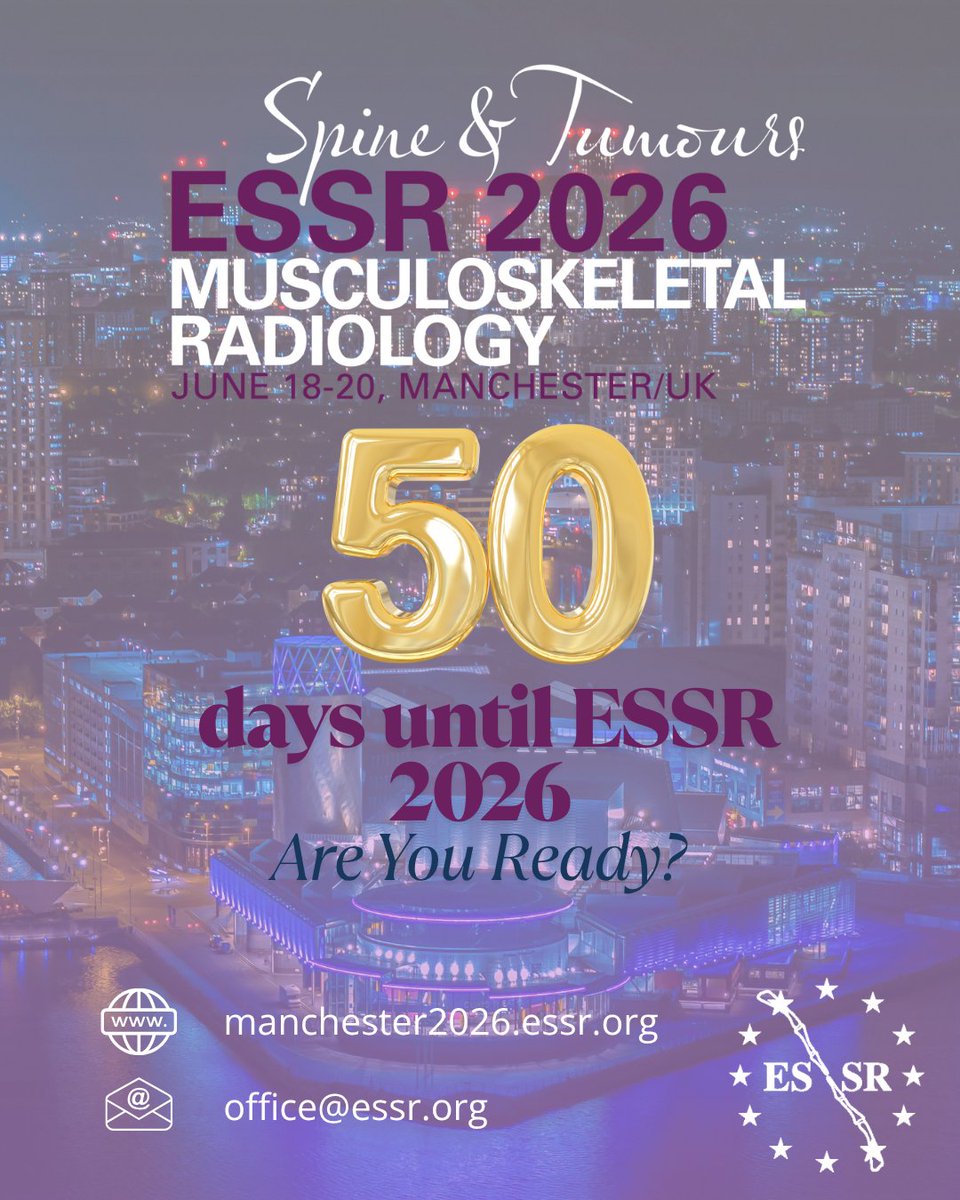 European Society of Musculoskeletal Radiology tweet media