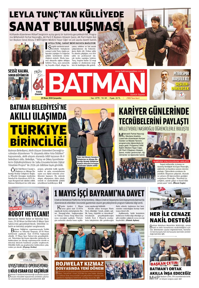 BATMAN GAZETESİ tweet media