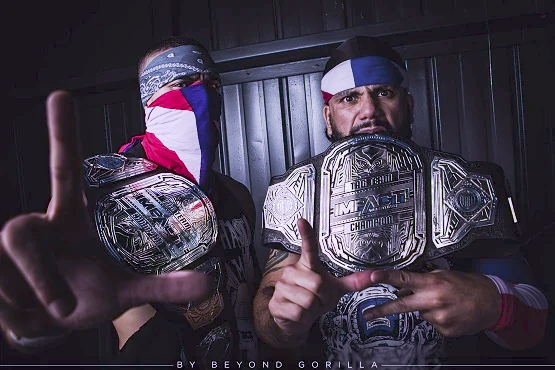 wrestle_hist's tweet image. 4/28/2019  

LAX defeated The Lucha Bros in a Full Metal Mayhem Match to win back the Impact World Tag Team Championship at Rebellion from the Rebel Entertainment Complex in Toronto, Canada.  

#ImpactWrestling #TNA #Rebellion #LAX #Santana #Ortiz #LuchaBros #PentagonJr #ReyFenix
