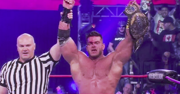 wrestle_hist's tweet image. 4/28/2019    

Brian Cage defeated Johnny Impact to become the new Impact World Champion at Rebellion from the Rebel Entertainment Complex in Toronto, Canada. 

Lance Storm served as the guest referee.   

#ImpactWrestling #TNA #BrianCage #JohnnyImpact #JohnMorrison #JohnnyNitro
