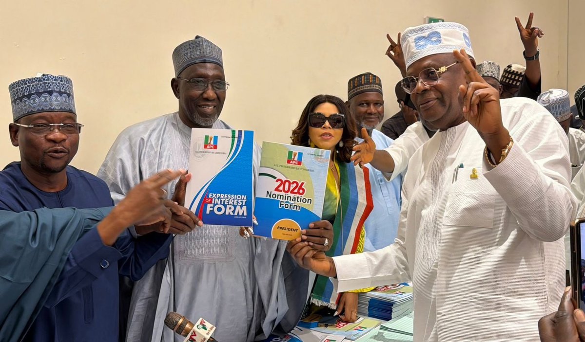 Hon. James Faleke Picks Presidential Forms for President Tinubu As the ...