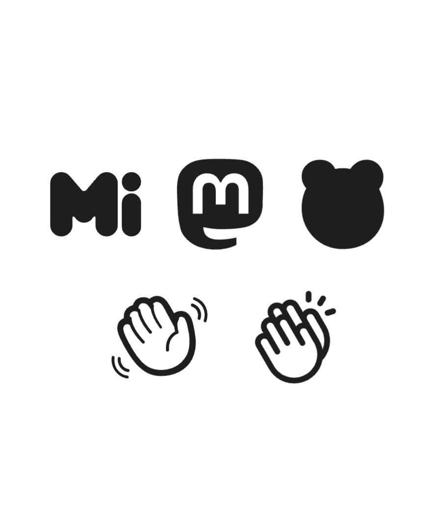 ぴくページ おしらせ】 ピクページのアイコン素材増やしました🎉 ・Misskey