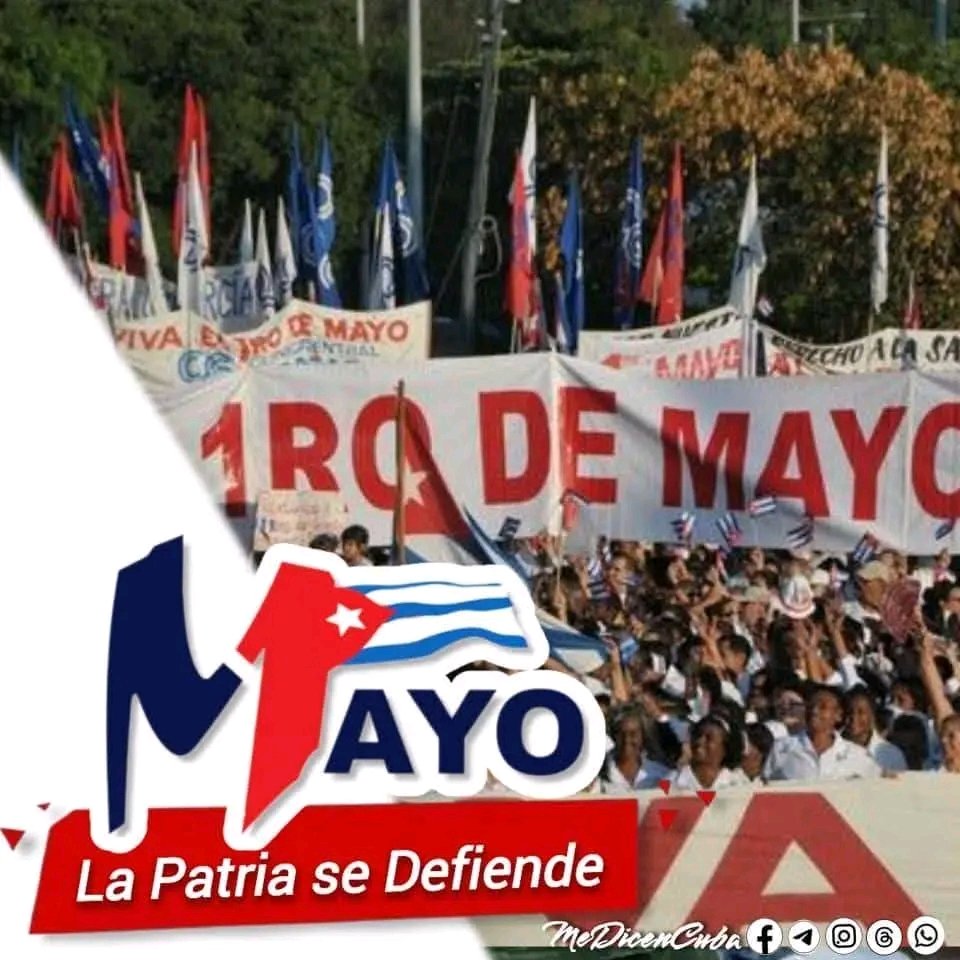 Conavil_ECM's tweet photo. "La Patria se defiende", como expresión de unidad, resistencia y compromiso productivo desde @Conavil_ECM haremos efectivo nuestro respaldo al día internacional de los Trabajadores.
#LatirAvileño #LatiendoConFidel #CubaVencerá @CubaCubacons https://t.co/PBJbzrBaMv