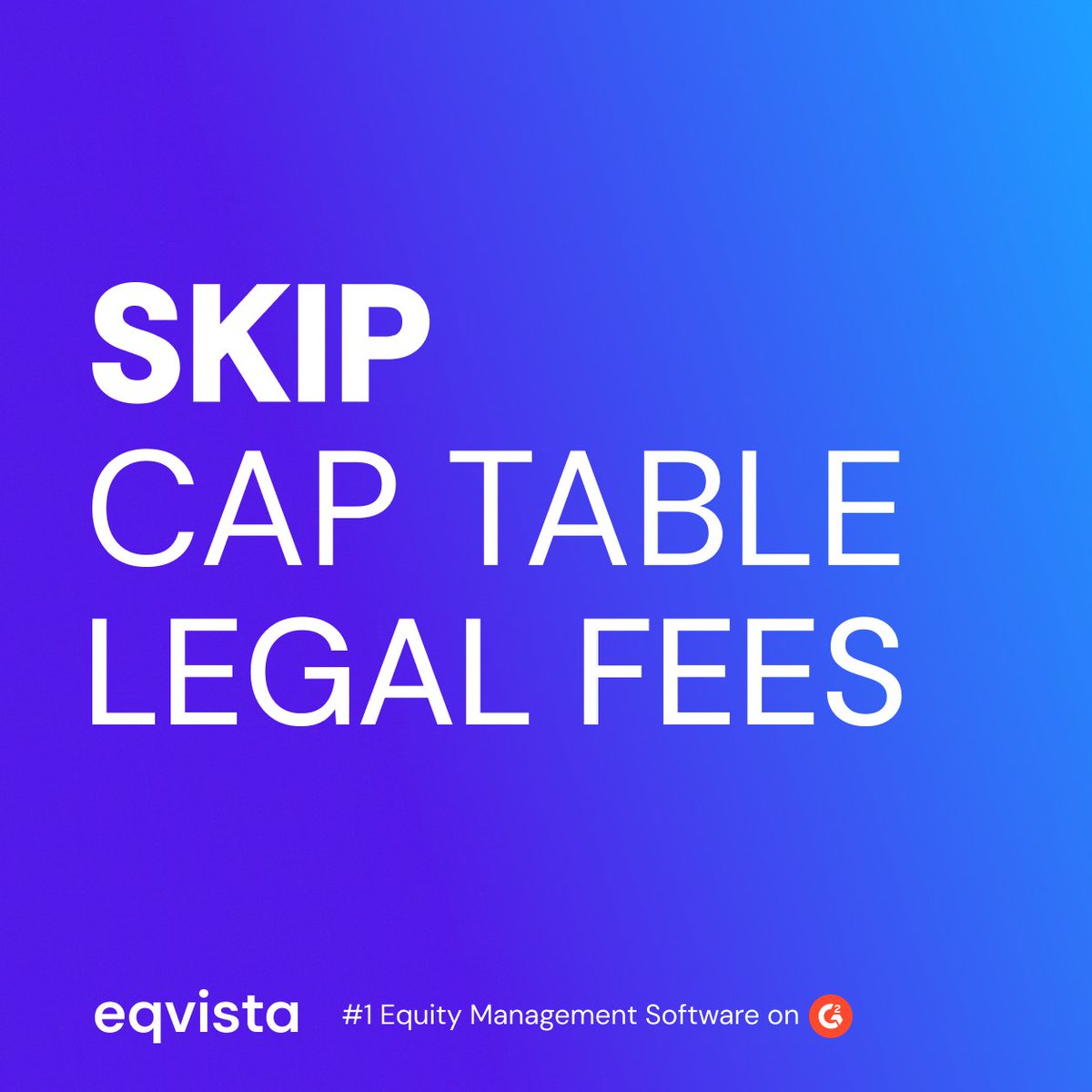 eqvista's tweet photo. Still paying legal fees for routine cap table updates?

Issue equity, track vesting, and manage exits in minutes on Eqvista. 

Talk to our team: https://t.co/G5ItPOSyrj

#CapTable #EquityManagement #Startups https://t.co/RacptFkZpU