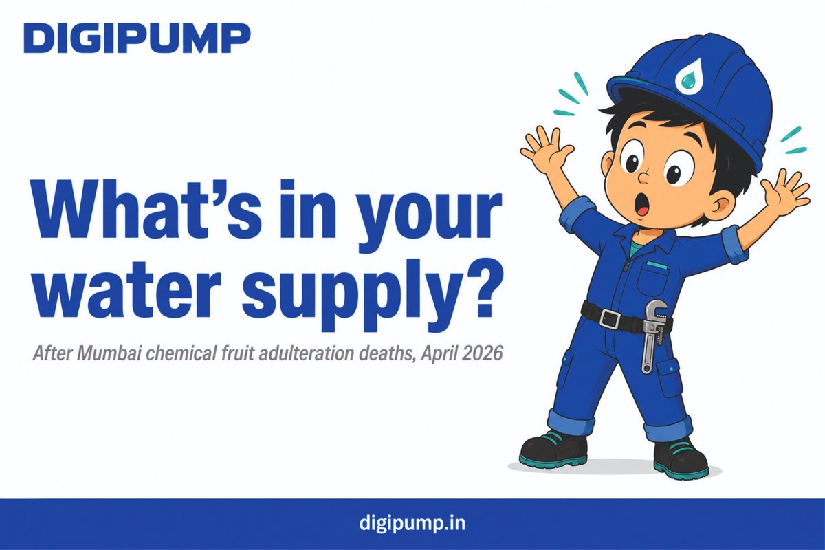 digipump's tweet image. A family of 4 died from a watermelon in Mumbai. 💧 

Chemical adulteration enters our food, our soil, our water. 

You can't fix everything - but you CAN monitor what flows through your pipes. 

#Digipump #WaterSafety #IndiaWater