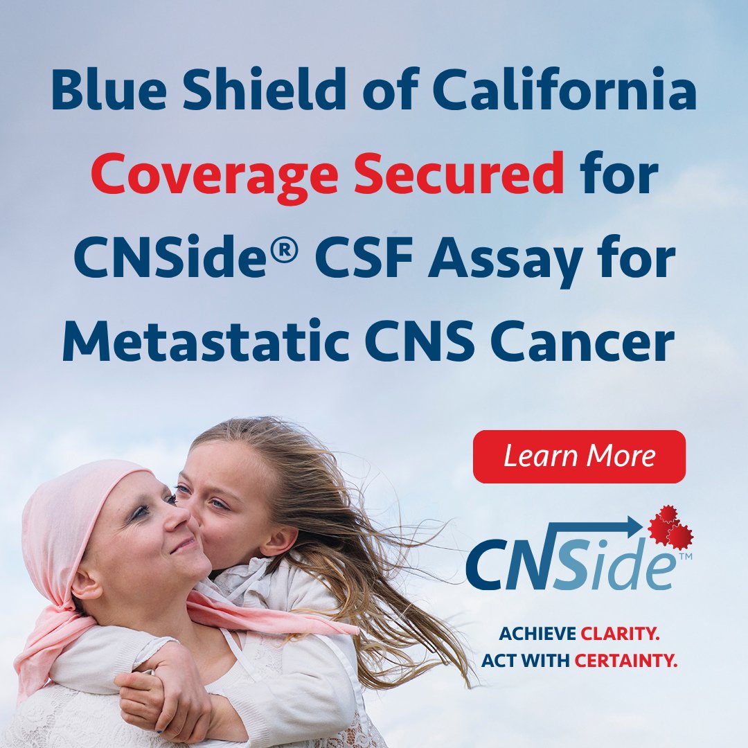 CNSideDx's tweet photo. CNSide has expanded access by about 6M covered lives through the recently secured Blue Shield of California agreement, increasing total covered lives to ~81M
Press Release: https://t.co/YWlWfnTv0S
Order a test: https://t.co/elUpXvQWfX
#CNSide #CNScancer #Diagnostics $PSTV https://t.co/ACYtaWmDKO