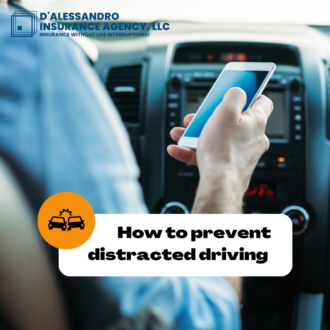 Ariel7960227's tweet image. Here are 3 ways to limit distracted driving: 

1. Turn your phone on "Do Not Disturb"
2. Eat and drink before driving
3. Plan you destination before driving

#drivesafe

Contact us at 571-469-0460 or info@dalessandroinsurance.com

Visit our website at dalessandroinsurance.com