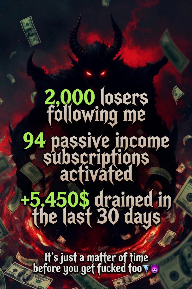 Debt Demon Findom tweet media
