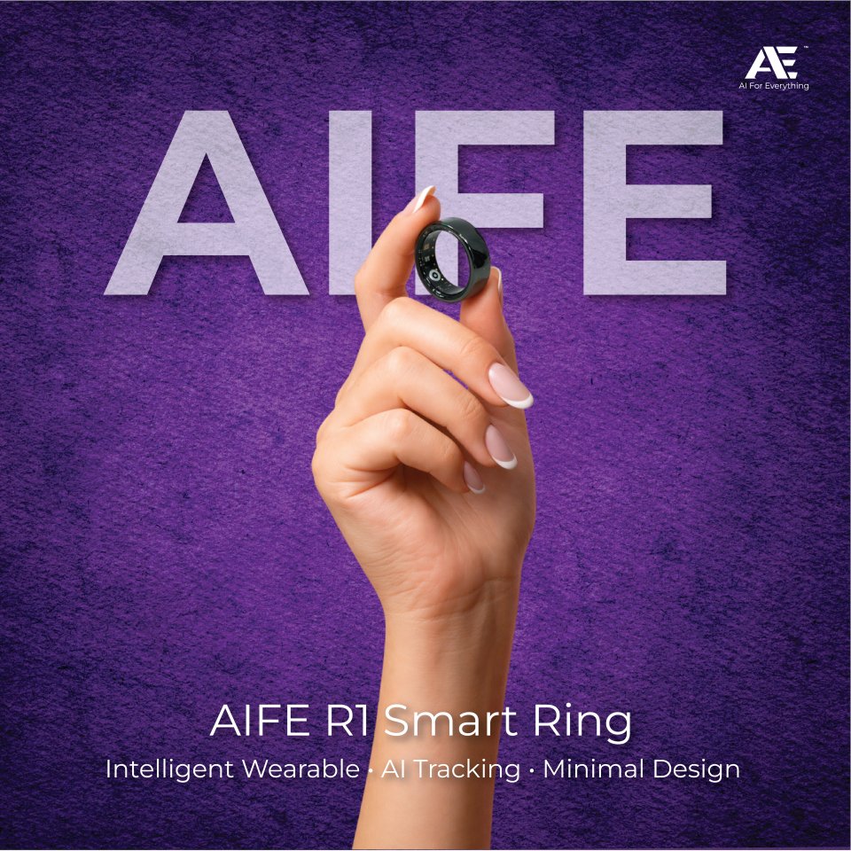 AifeIndia's tweet photo. The future of wearable intelligence begins here.
AIFE — AI For Everything.
Designed to be felt, not seen.

AIFE R1 Smart Ring
This is where it begins.

#AIFE #SmartRing #WearableAI https://t.co/rW19cg1Wd3