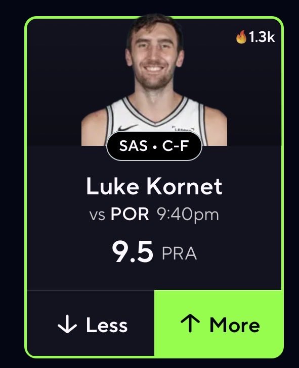 Goattt0512's tweet photo. 🔥 the only game he didn’t cover this series he shot 1/7 and still had 9 pra #nba #spurs #prizepicks #playoffs https://t.co/0kYqC2UkTN