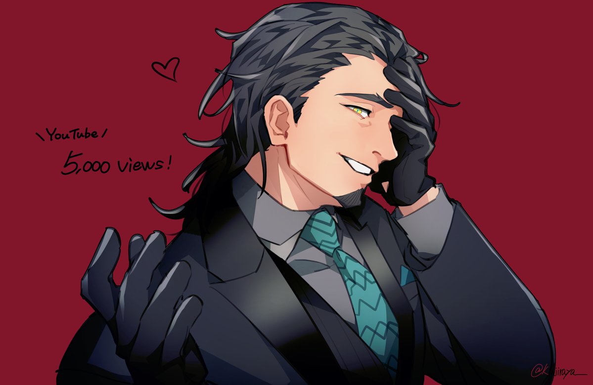 YouTube5000再生おめでとうございます🎊
＆DL版設定資料集と缶バッジをよろしくお願いします🎭🫶