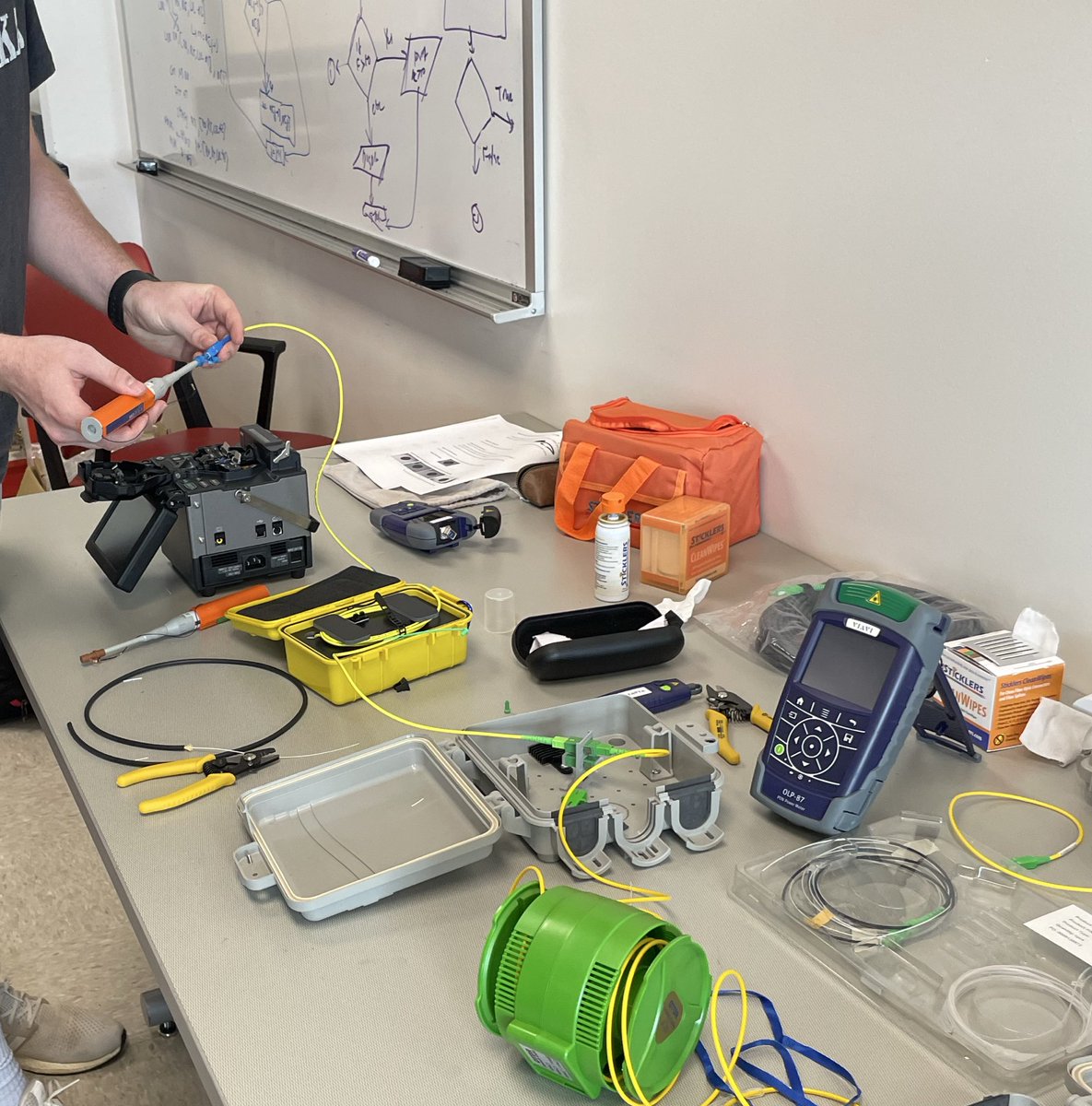 Vendors’ contribution to Higher Education technology labs plays a key role in engineering education.

Grateful for an ‘ Optical technology leader’ like <a href="/ViaviSolutions/">VIAVI Solutions</a> for their contribution <a href="/kennesawstate/">Kennesaw State University</a> <a href="/KSUEngineering/">KSU Engineering</a> 

#fibertraining #technologylabs