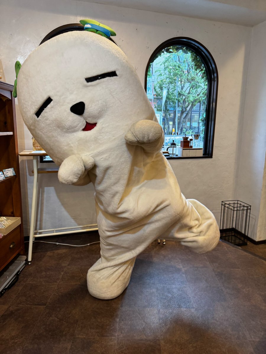 chappakun's tweet photo. みんなー今日もお疲れ様っぱー(*-ᴥ-*)🍀
まるうち珈琲今日来てくれた？？
来てくれたみんなありがとっぱー🍀
うれしょん止まらなかった���ぱー♪

また、来月も待ってるっぱぱぱー(*-ᴥ-*)🍀

来てくれたみんなは、写真と共に #ちゃっぱくん でポストヨーロッパ〜♪ https://t.co/KbDAAnXHRA