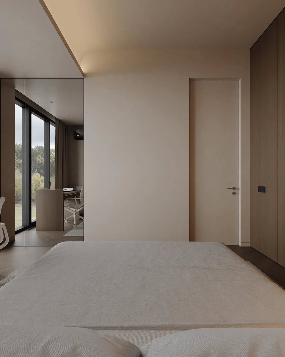 ArtevitaDesigns's tweet image. A calm, modern bedroom defined by clean lines, warm wood tones, and soft neutral layers. 

Your ideal space starts here. Send us a message today to get started. 
Call/WhatsApp: +234 7066840138
Website: artevitadesigns.com
#Artevitadesigns #Interiordesign #Bedroominspo