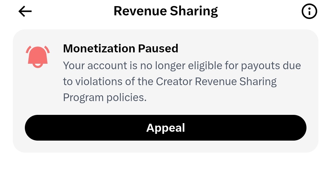 PappuY34's tweet photo. बिना किसी रीजन के मेरा अकाउंट Monetization Paused कर दिया गया।

पता नहीं x पर चल क्या रहा 😀 

जिसकी मन उसका Monetization Paused कर देना बिना कुछ बताए। अब लग रहा कि X छोड़ने में ही भलाई है, मिलना कुछ है नहीं 
@nikitabier 
@XCreators 
@elonmusk 
@X https://t.co/mRRRWBtjyY