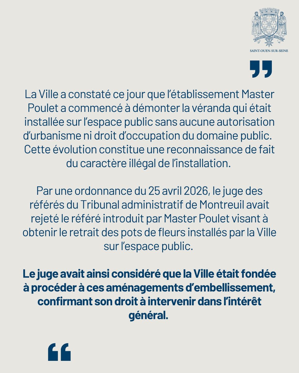 Ville de Saint-Ouen-sur-Seine tweet media