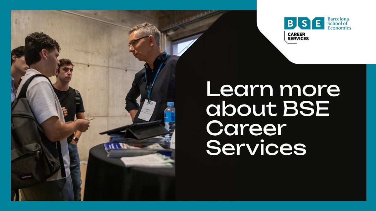 bse_barcelona's tweet image. Your career starts before graduation.

“I was one of those students who had a job lined up before graduation, and I attribute a lot of it to BSE's career services.” – Benjamin English, ITFD ‘22

👉 Learn more about BSE Career Services

bse.eu/career-service…

#CareerServices