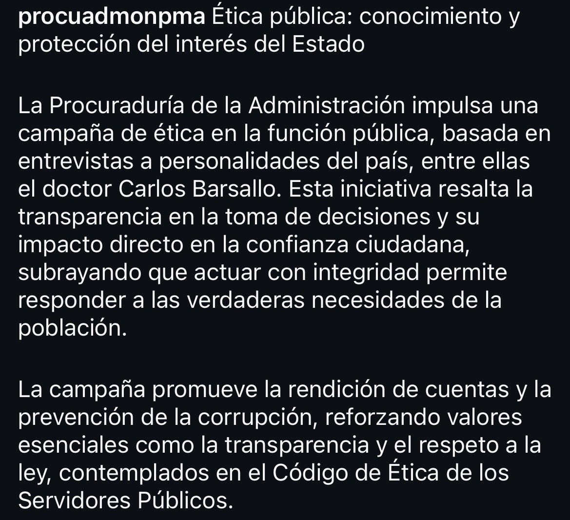 barsallocarlos's tweet image. #ética #Panamá instagram.com/reel/DXpq7UthF…