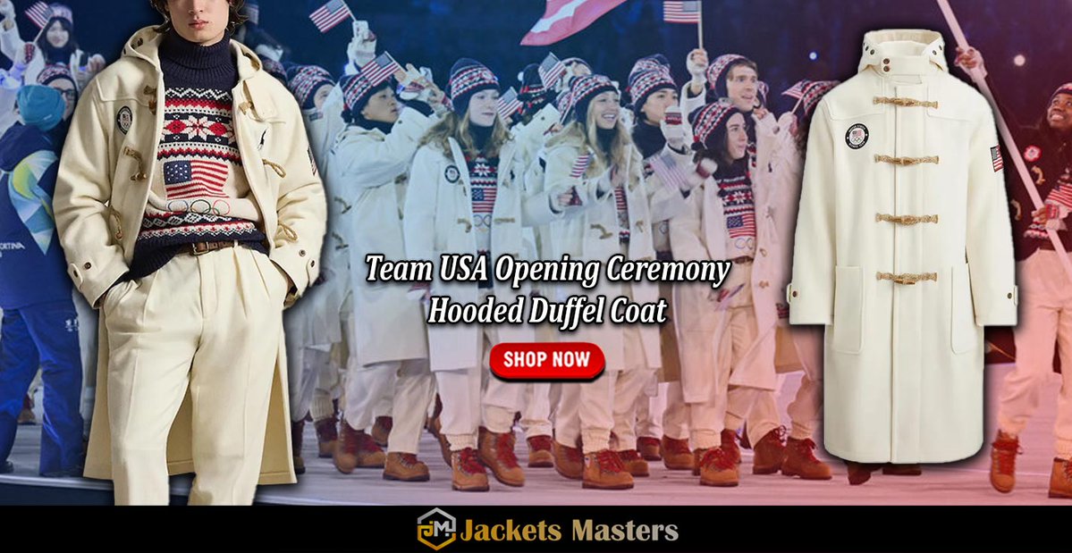 JacketsMasters's tweet image. #2026 #TeamUSA #OpeningCeremony Eggshell Wool Hooded Duffel Coat.
&amp;lt;Shop From jacketsmasters.com&amp;gt;
jacketsmasters.com/product/team-u…
#gift #sale #ootd #style #cosplay #costume #fashion #Jacket