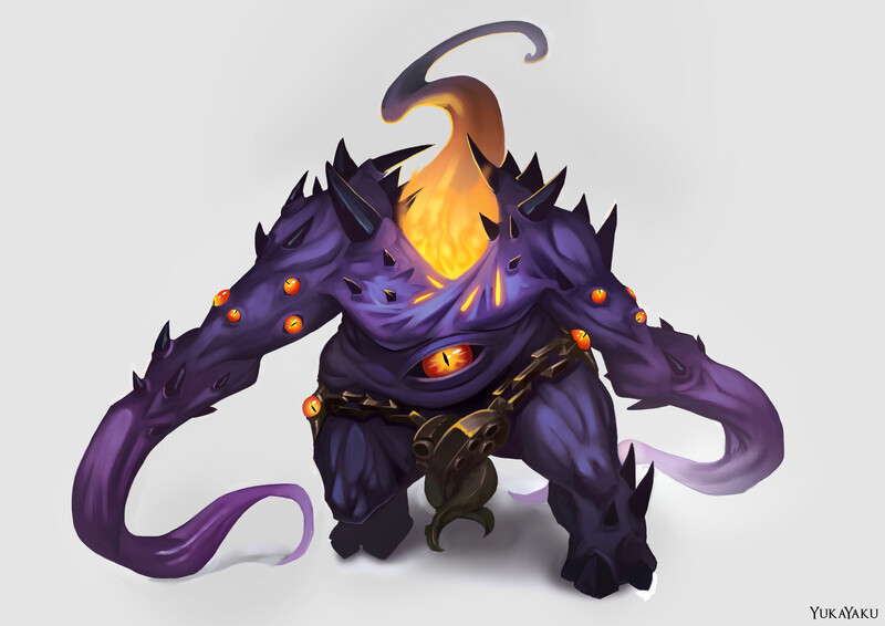 Throw back to when I made fleshy voidy guys for N'zoth.