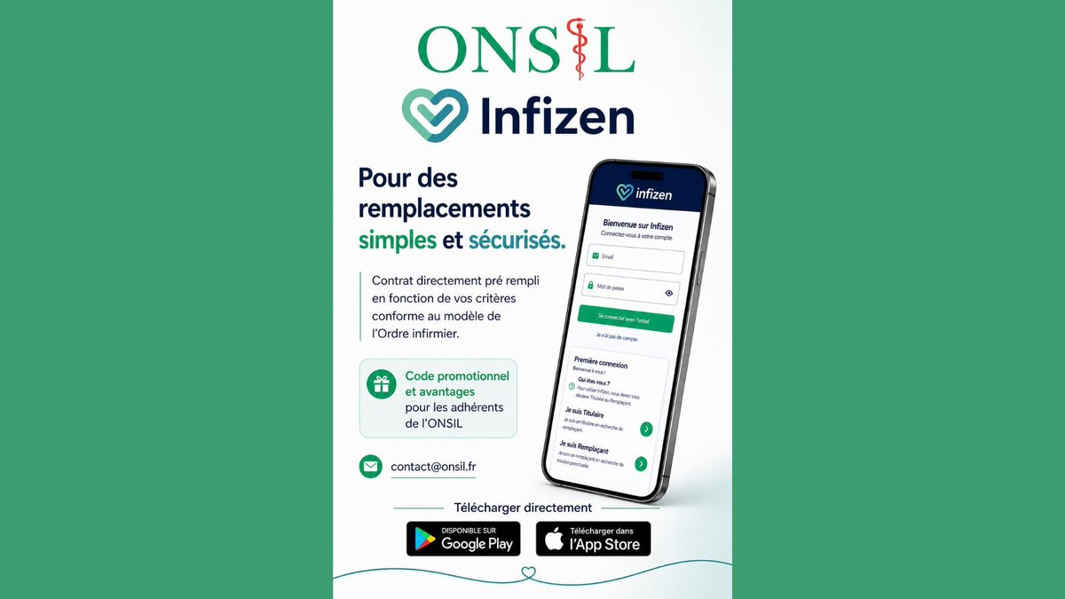 🤝 L’Onsil conclut un partenariat avec InfiZen.  Parce qu’aujourd’hui, trouver un remplaçant ne suffit plus, il faut le faire sans erreur, sans risque et dans les règles.

👉 Consultez l’article en entier ici : onsil.fr/partenariat-on…