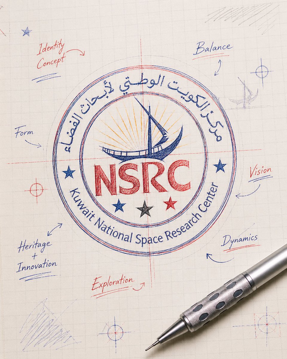 eightystudio_eg's tweet photo. Unofficial logo design for the Kuwait National Space Research Center
#NSRC
#kuwait
#DesignLogo
#Logo https://t.co/zLfCjwdfqP