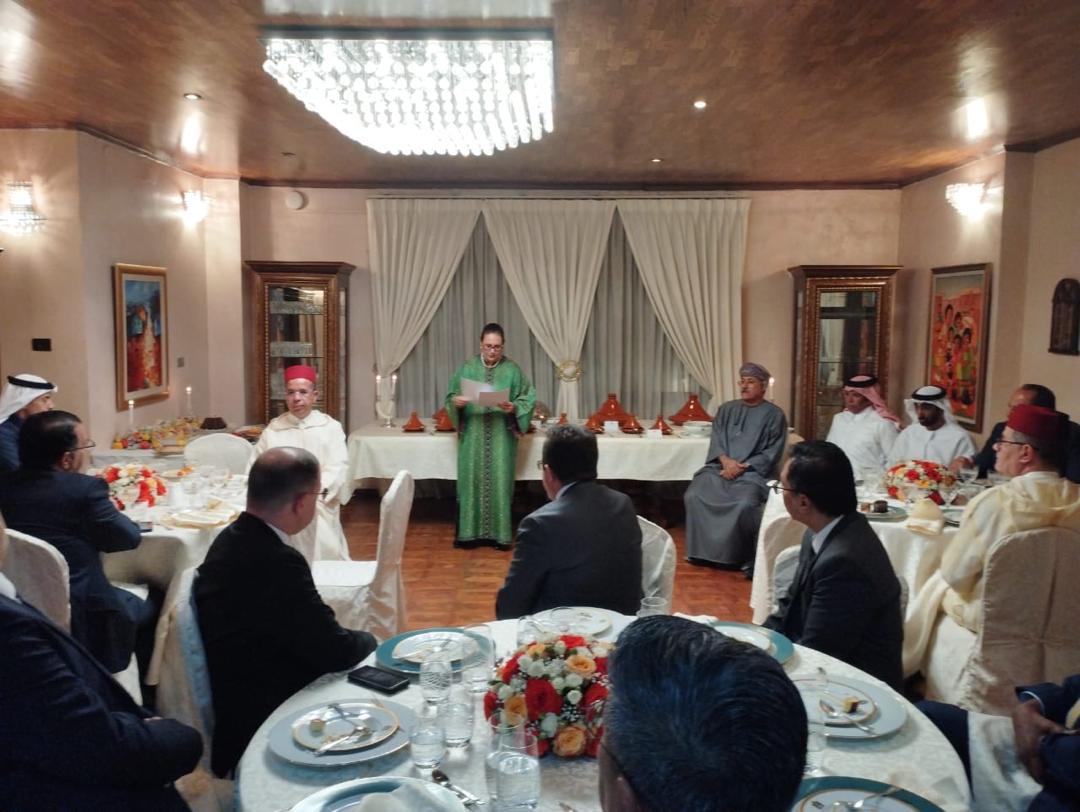 MoroccoInETH's tweet photo. H.E. Amb. @NezhaAlaouiM3 organized, on april 17, 2026, a welcome dinner in honor of the newly appointed Ambassadors of 🇸🇦, 🇾🇪, and 🇯🇴 in Addis Ababa.
Welcome to the new Ambassadors, and best wishes for success on their Excellencies new endeavours https://t.co/biznUUewBO