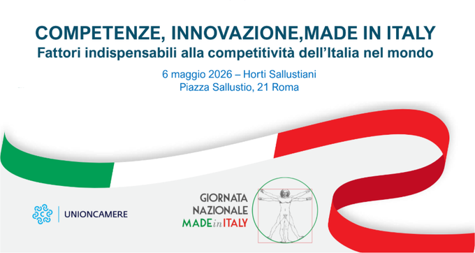unioncamere's tweet image. Martedì 6 maggio, nell'ambito dell'evento "#competenze, #innovazione, #MadeinItaly: fattori indispensabili alla #competitività dell’Italia nel mondo" in programma ad #Unioncamere nell'ambito delle celebrazioni per la #GiornataMadeinItaly2026, saranno presentate le iniziative di
