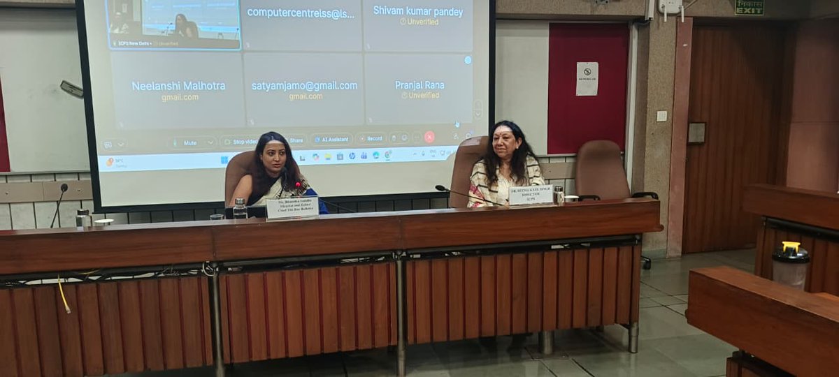 icps_newdelhi's tweet image. ICPS conducted workshop on "Bystander Effect: From Passive Observers to Responsible Citizens". In the workshop thoughtful sessions were conducted by Dr. Anaya Mahapatra and Ms. Bhumika Indulia.

#ICPS #workshop #bystandereffect