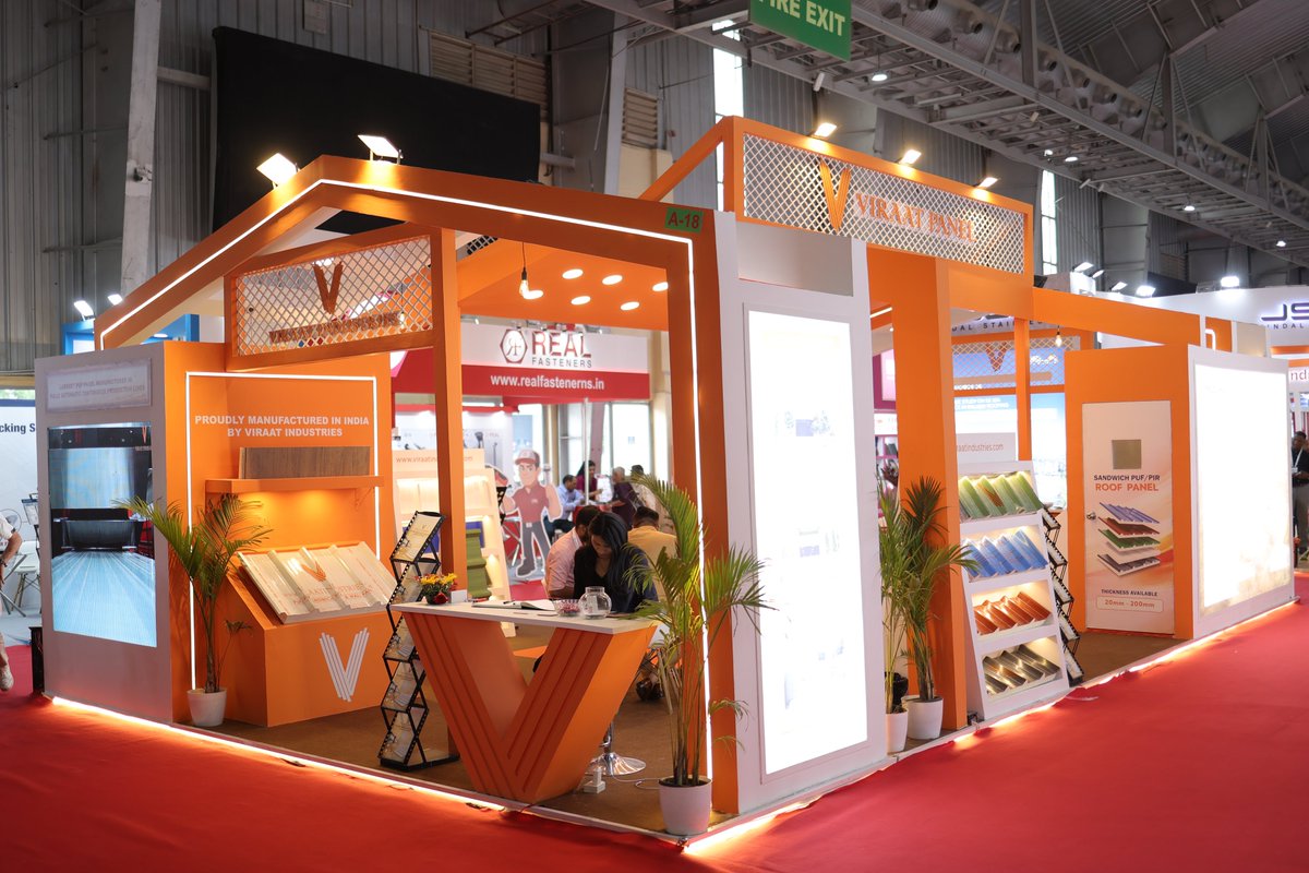 BIECentre's tweet image. Roof India, 23-25 April, 2026 made a strong mark at the Bangalore International Exhibition Centre, bringing together the roofing and allied industry for three days of focused business, innovation, and networking. #RoofIndia2026 #BIEC #ConstructionIndustry #TradeFair