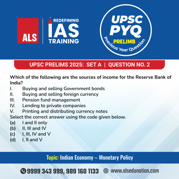 ALS_IAS's tweet photo. One PYQ Today, One Step Closer to LBSNAA. Start Practicing!
#UPSCPYQ #PreviousYearQuestions #PYQ #UPSCPreparation #UPSCExam #IASPreparation #UPSCPrelims #Prelims2026 #GeneralStudies #ALSIAS #IAS #UPSC #UPSC2026 #CivilServices #IASCoaching #UPSCPreparation #UPSCAspirants https://t.co/frZEXM0FI9