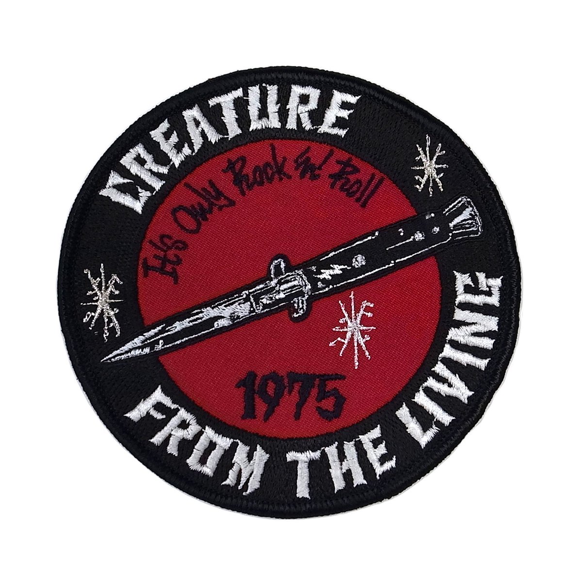 greed_store's tweet image. #creaturefromtheliving 

●「IT'S ONLY ROCK'N'ROLL 1975」Patch!!

Artwork by #KNUCKLE ( #LittlnChopDesign )

刺繍で有名な群馬県桐生で製作!!
細かいディテールまで表現された美しい仕上がり!!

◎ご購入はコチラ
greedxxx.shop-pro.jp/?pid=174000146