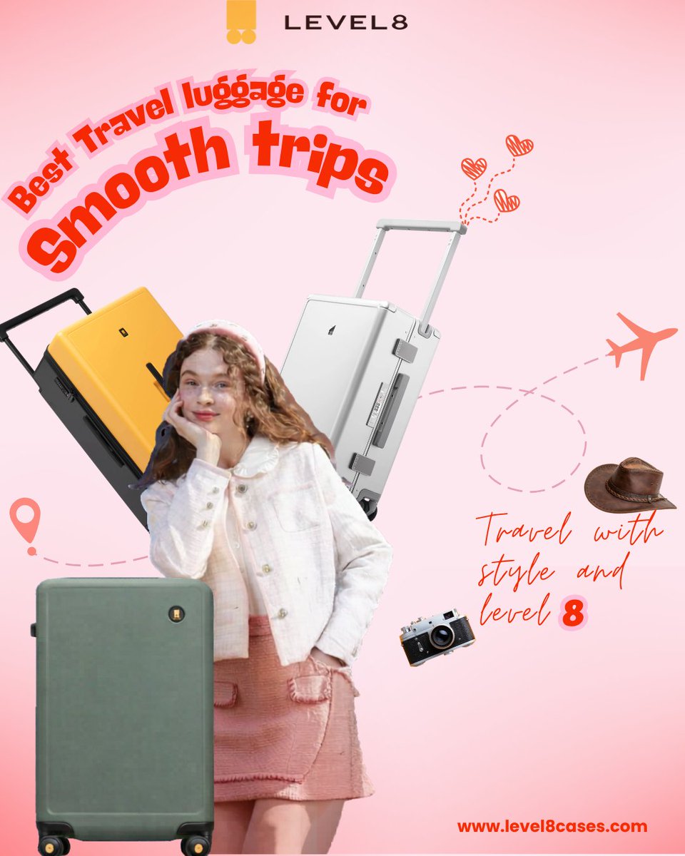 Level8Group's tweet image. Travel isn’t just about the destination—it’s about how smoothly you get there 

 Upgrade your journey with luggage designed for effortless mobility, sleek style, and stress-free travel.

✨ Travel light. Travel smart. Travel LEVEL8.

#TravelEssentials #SmartTravel #LuggageGoals